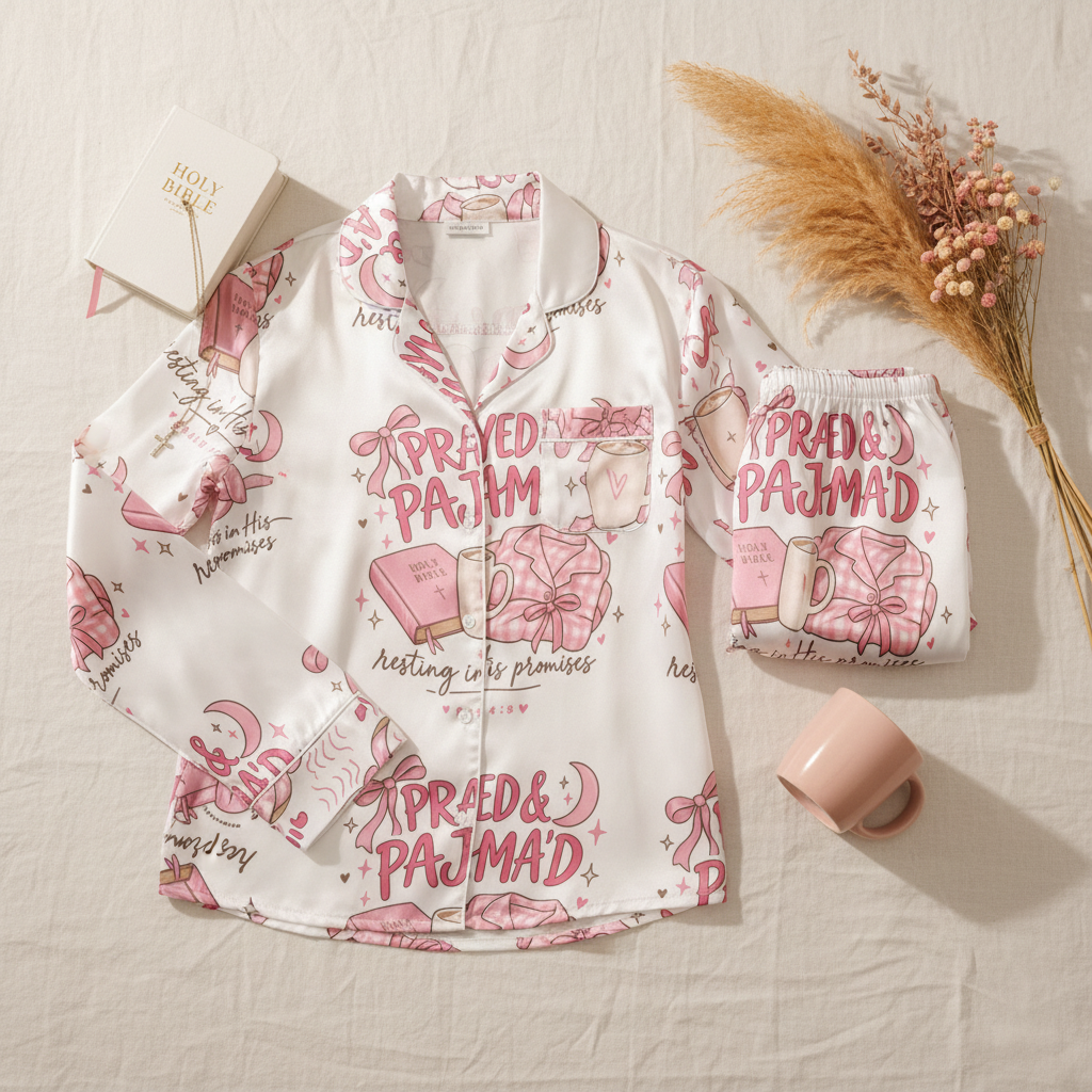 Prayed & Pajama'd Women's Long Sleeve Pajama Top